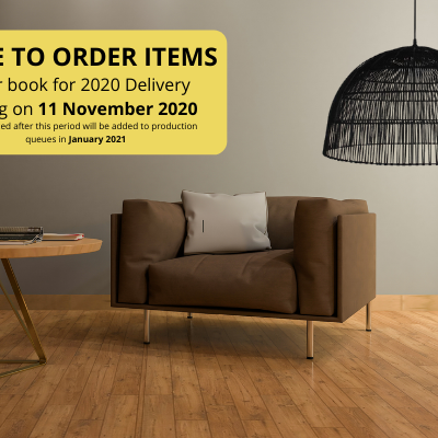 Made to Order Items for 2020 Delivery Closure Dates