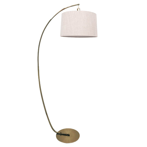 Gina Antique Brass Arch Floor Lamp - Lighting.co.za