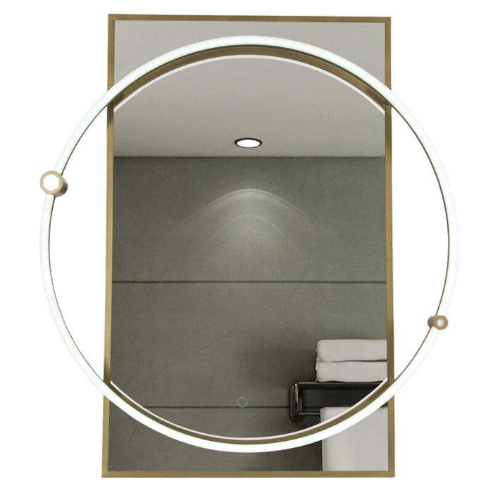 Penrose Black or Gold LED Bathroom Mirror Wall Light - Lighting.co.za
