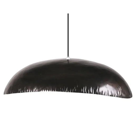 Ebony Oval Organic Black Pendant Light - Lighting.co.za