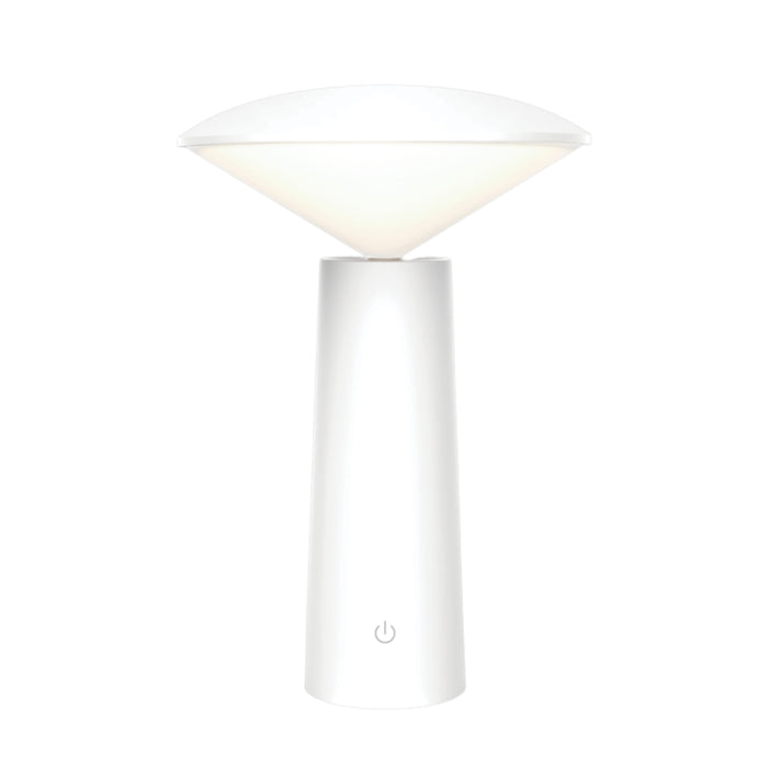 Celestial 4 Watt LED Portable Black or White Rechargeable Table Lamp - Lighting.co.za