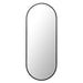 Pill Black Frame Wall Mirror 2 Sizes - Lighting.co.za