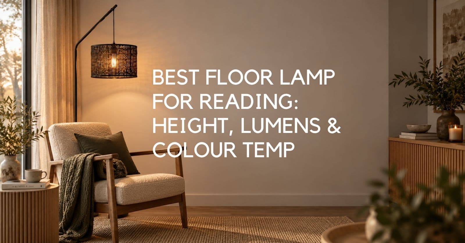What's the Best Floor Lamp for Reading? Height, Lumens & Colour Temp - Lighting.co.za