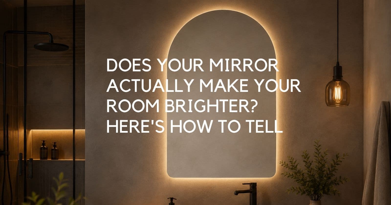 Does Your Mirror Actually Make Your Room Brighter? Here's How to Tell - Lighting.co.za