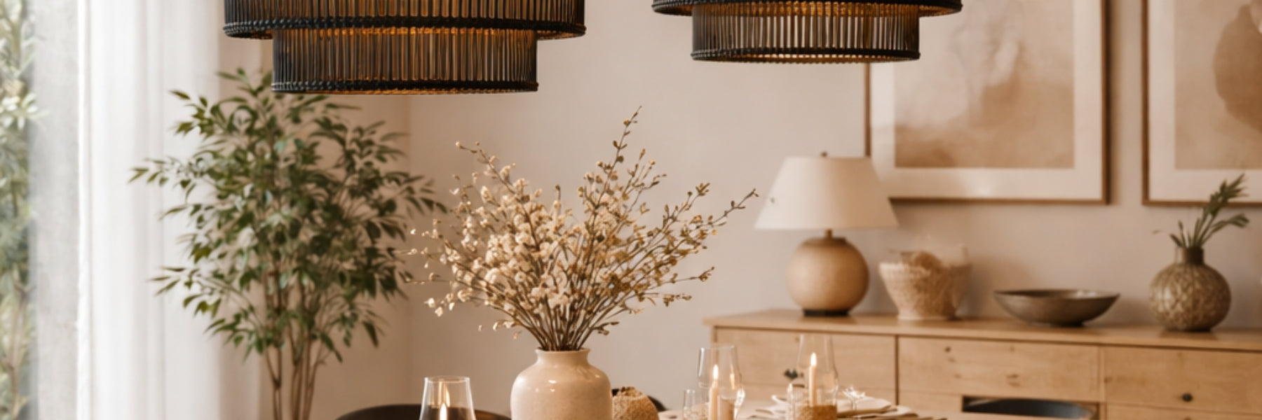 TIPS: How to Style Your Dining Table with Lighting & Tableware