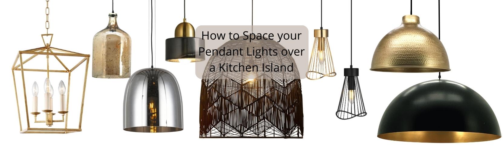 Pendant Light Height and Spacing Over Your Kitchen Island