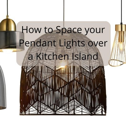Pendant Light Height and Spacing Over Your Kitchen Island