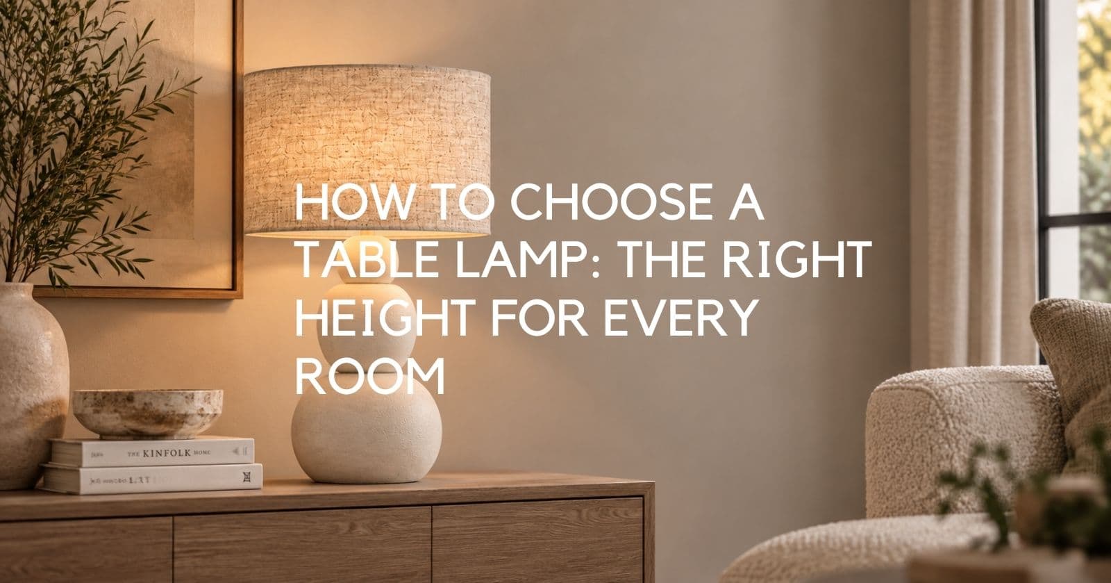 How to Choose a Table Lamp: The Right Height for Every Room - Lighting.co.za