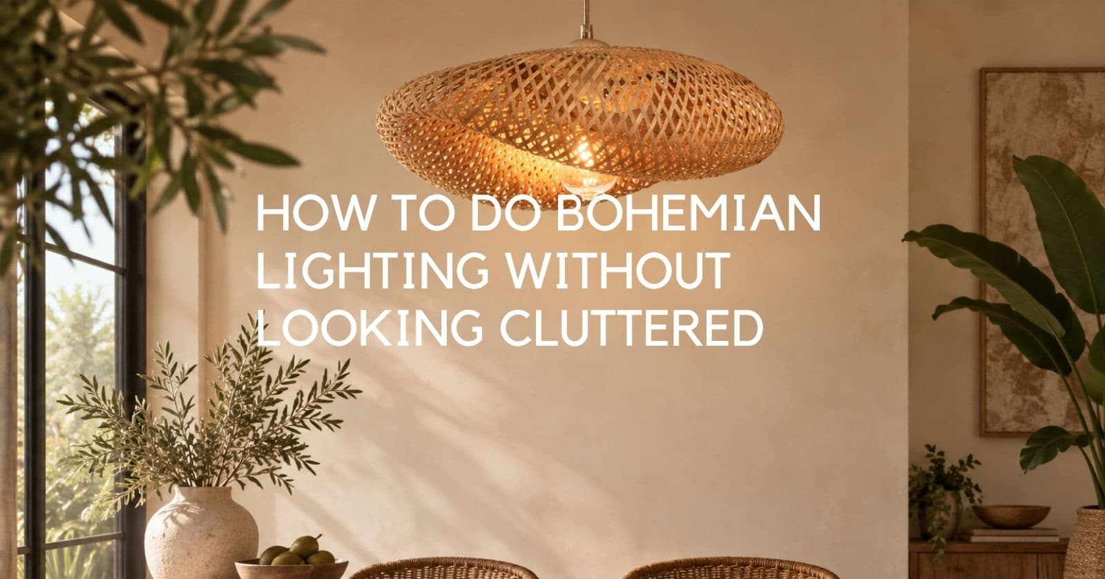 How Do You Do Bohemian Lighting Without It Looking Cluttered? - Lighting.co.za