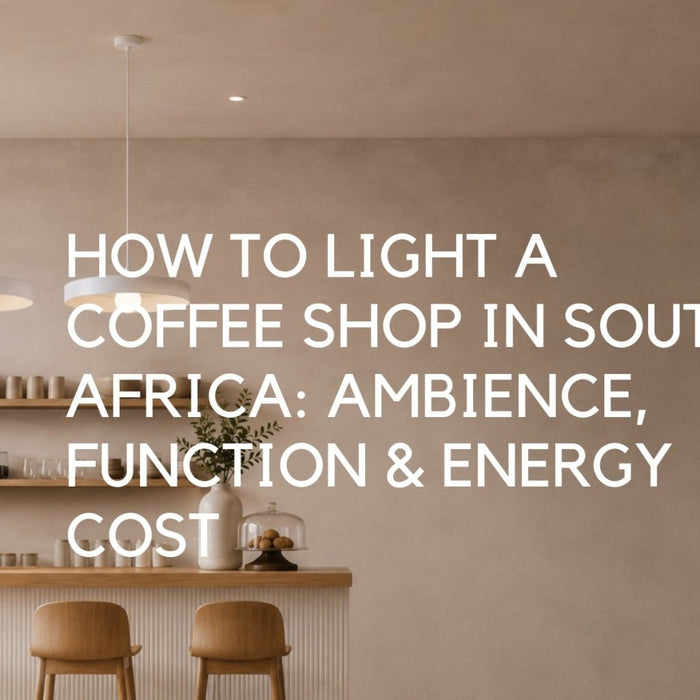 Coffee shop lighting in South Africa: how to get the ambience right, keep staff productive, and control your electricity bill - Lighting.co.za
