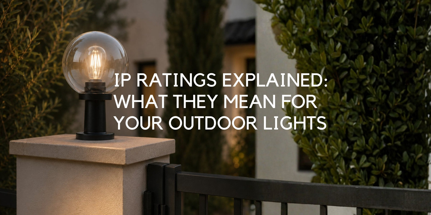 IP Ratings Explained: What They Mean for Your Outdoor Lights in South Africa - Lighting.co.za