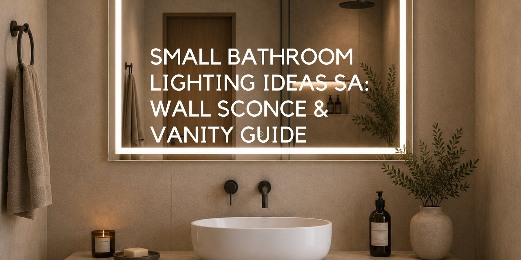 Small Bathroom Lighting Ideas SA: Wall Sconce & Vanity Guide - Lighting.co.za