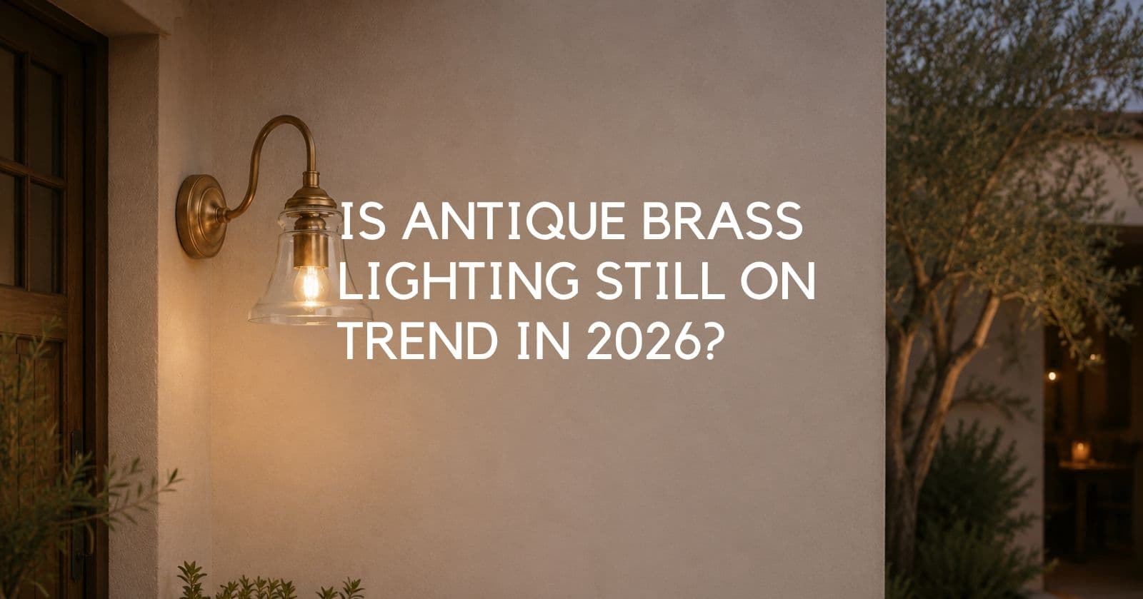 Is antique brass lighting still on trend in 2026? Here's the honest answer - Lighting.co.za