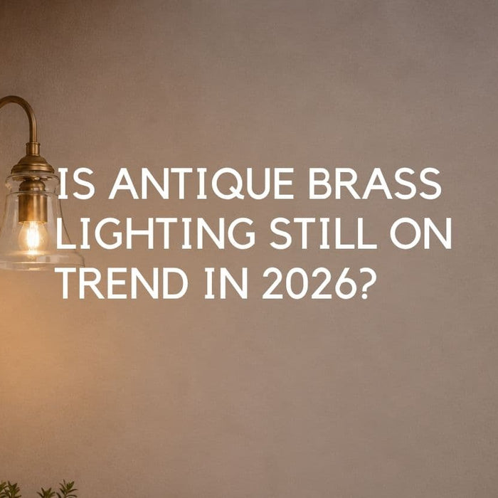 Is antique brass lighting still on trend in 2026? Here's the honest answer - Lighting.co.za