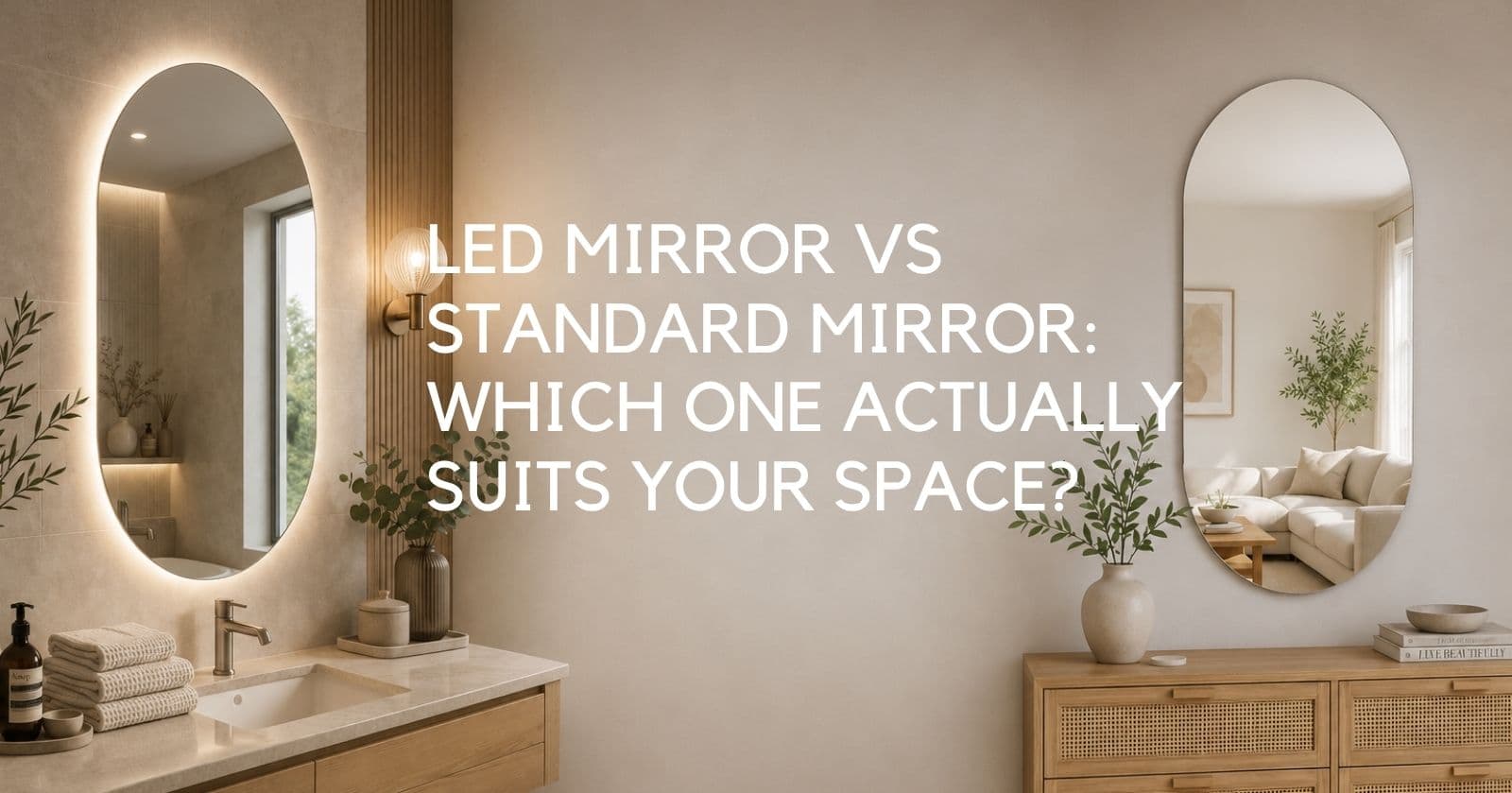 LED Mirror vs Standard Mirror: Which One Actually Suits Your Space? - Lighting.co.za