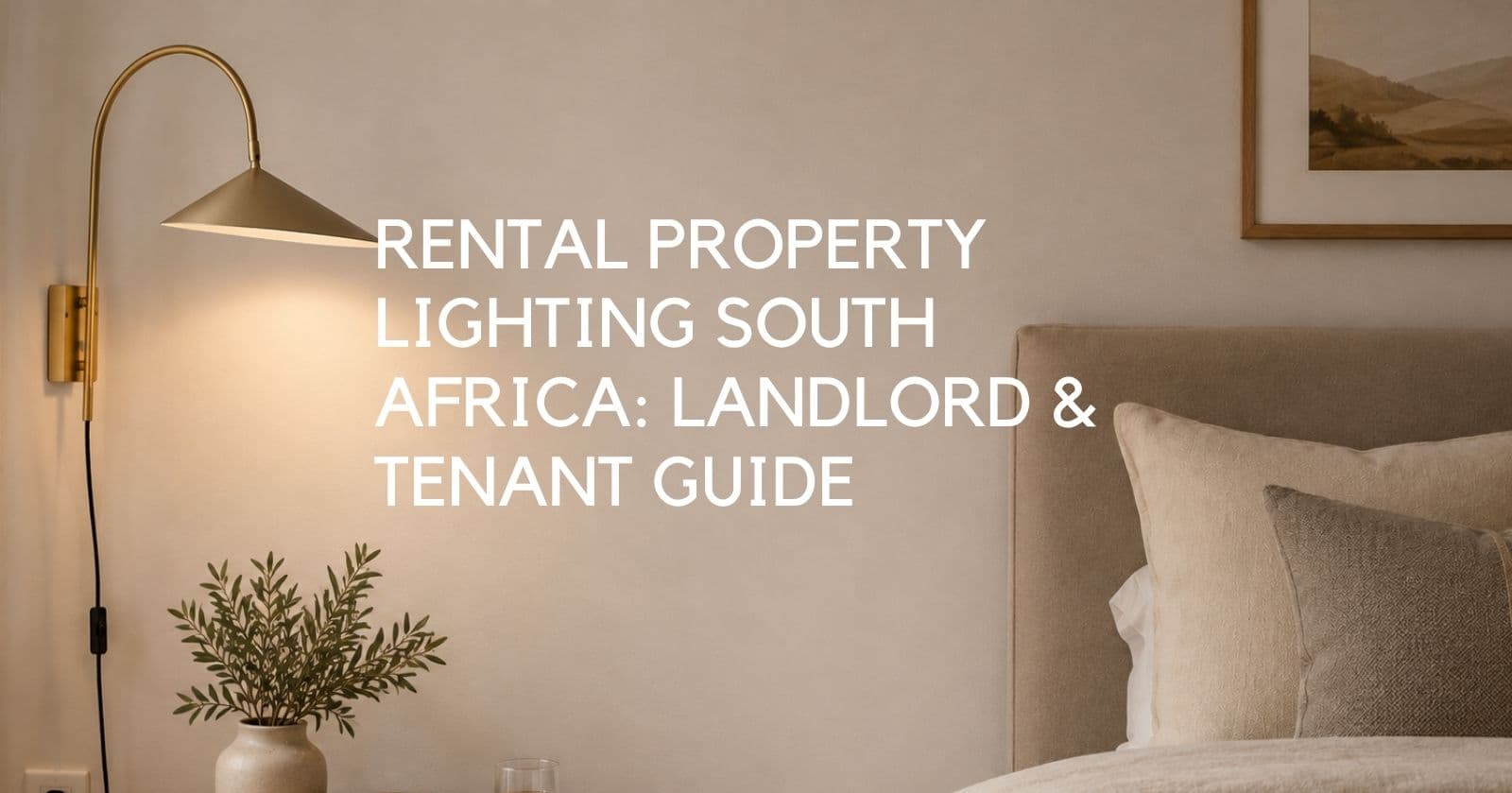 Lighting for rental properties — durable, affordable, landlord-approved choices - Lighting.co.za