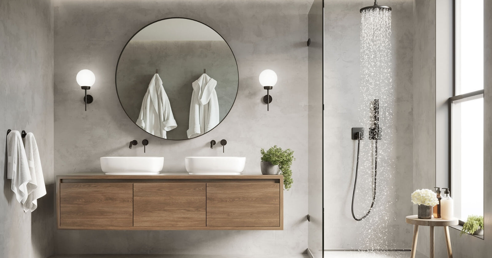 Bathroom Lighting: Moisture-Safe & Stylish