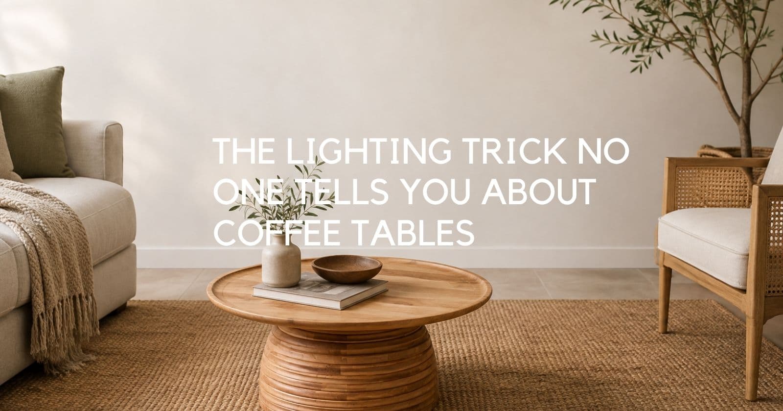 Does Your Coffee Table Actually Work With Your Lighting? Here's the Trick - Lighting.co.za