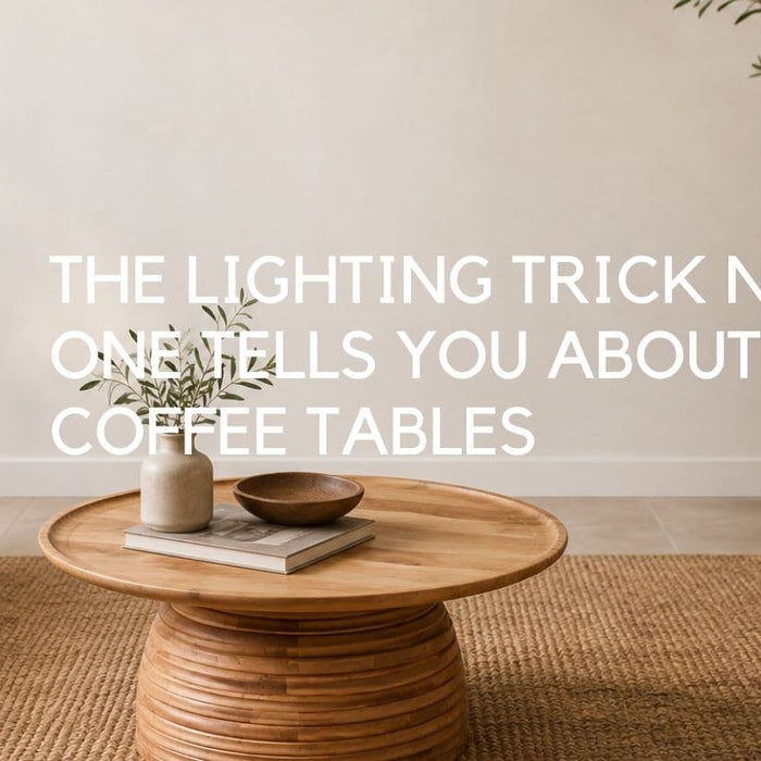 Does Your Coffee Table Actually Work With Your Lighting? Here's the Trick - Lighting.co.za