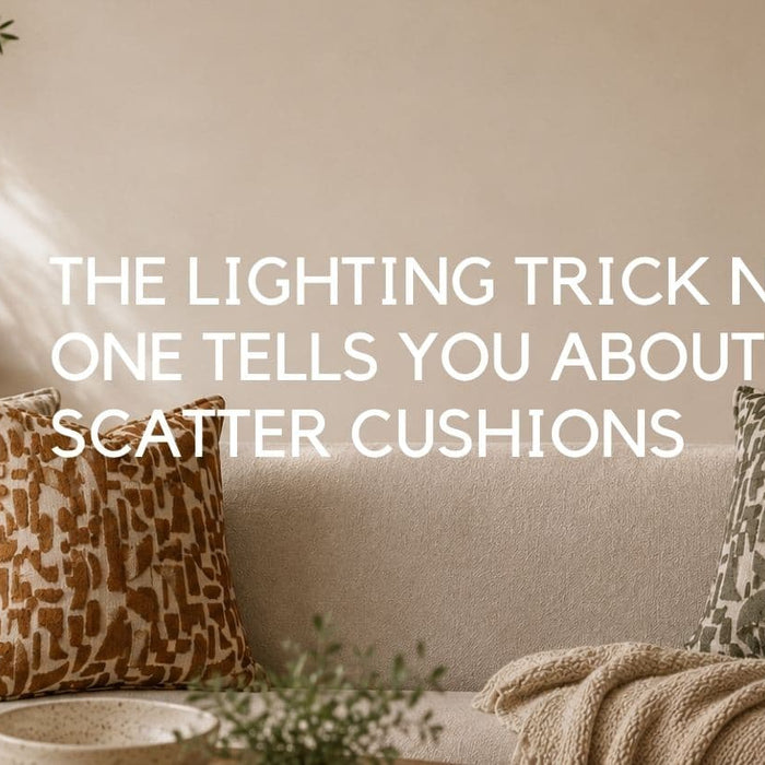 The Lighting Trick No One Tells You About Scatter Cushions - Lighting.co.za