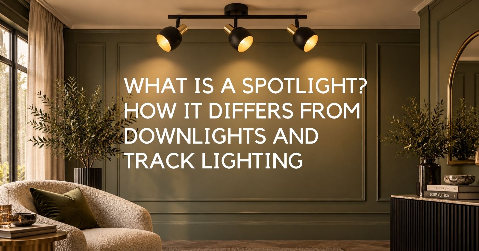 What Is a Spotlight? How It Differs from Downlights and Track Lighting - Lighting.co.za