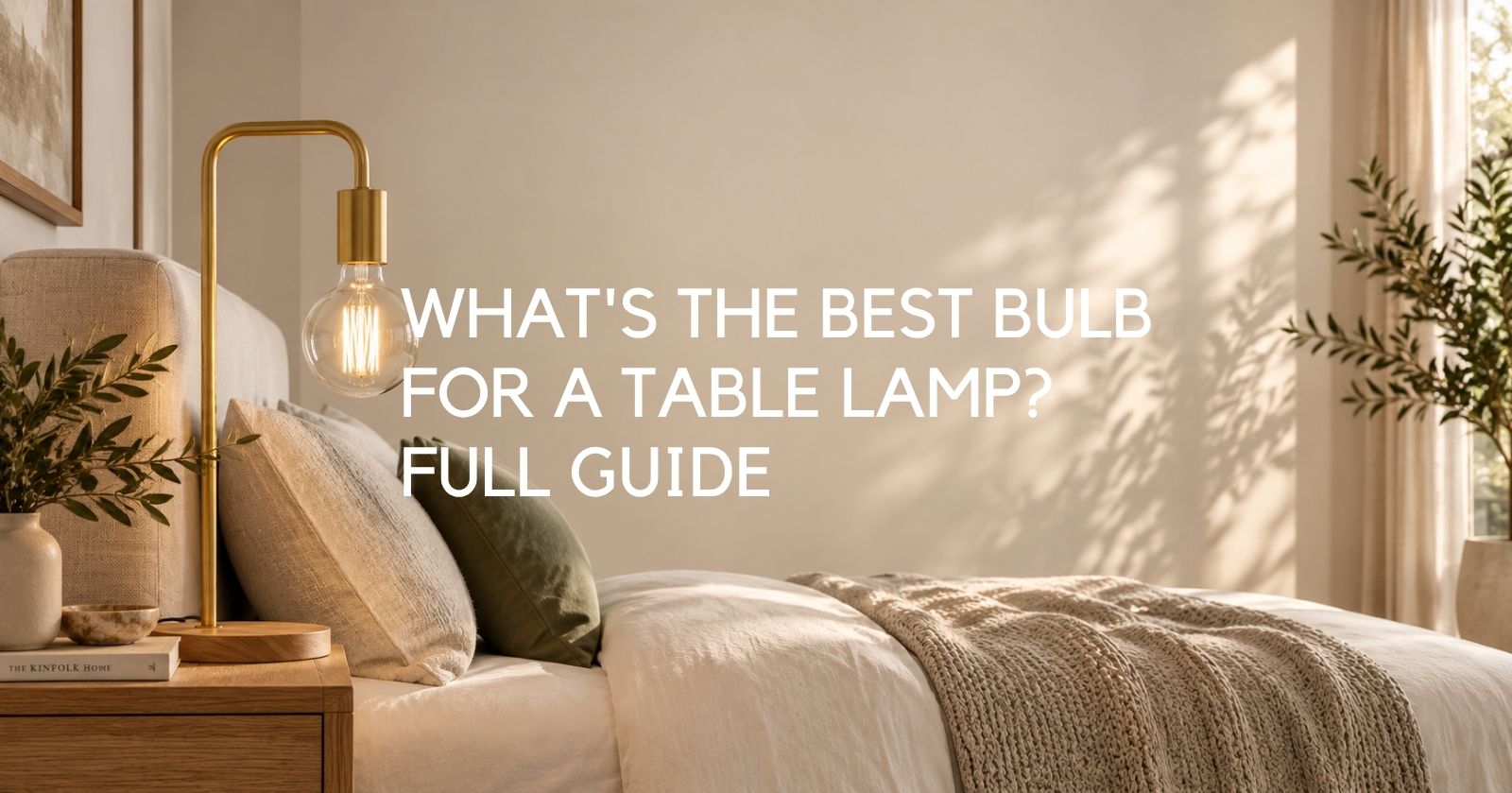 What's the Best Bulb for a Table Lamp? Wattage, Colour Temp & Dimming Explained - Lighting.co.za