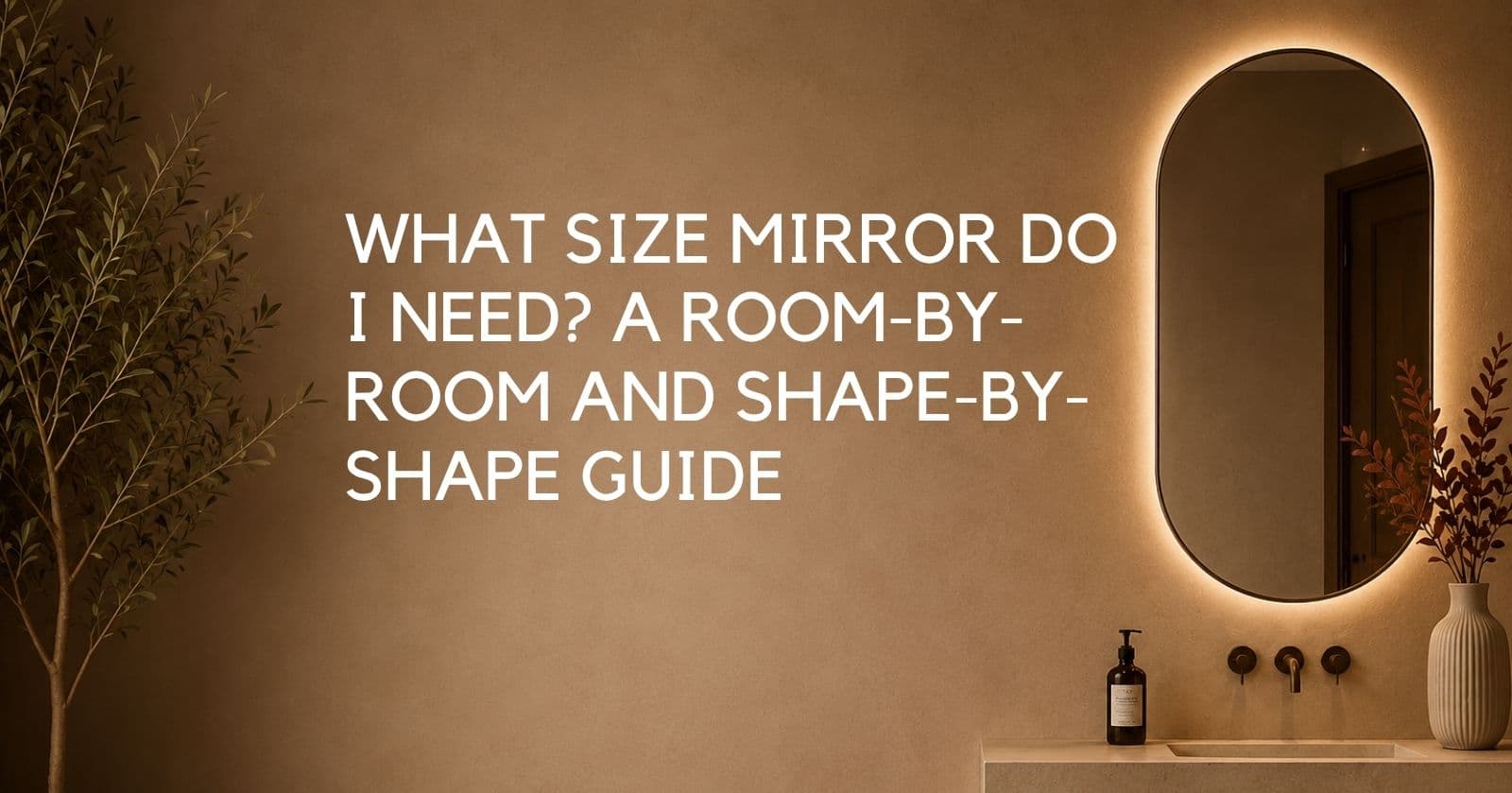 What Size Mirror Do I Need? A Room-by-Room and Shape-by-Shape Guide - Lighting.co.za