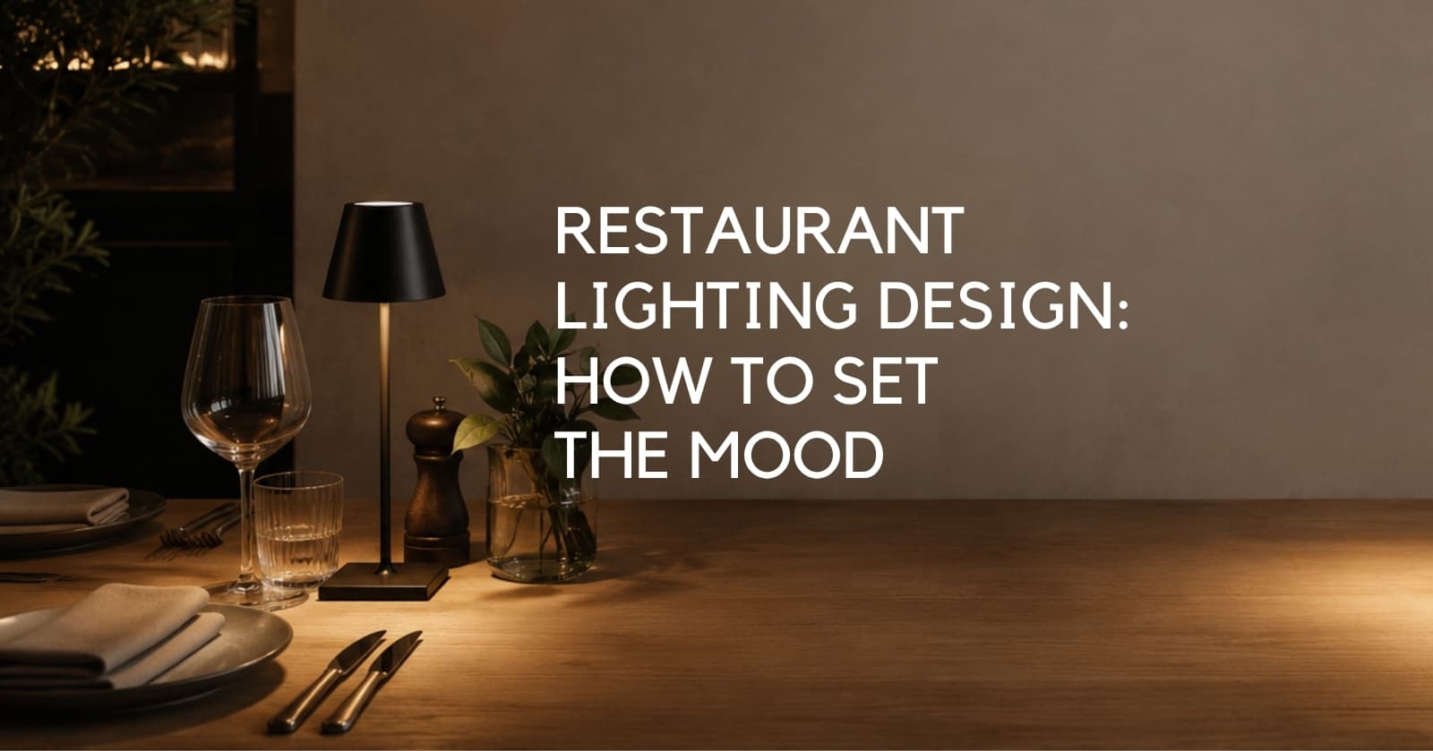 Restaurant Lighting Design: How to Set the Mood Without Sacrificing Function - Lighting.co.za