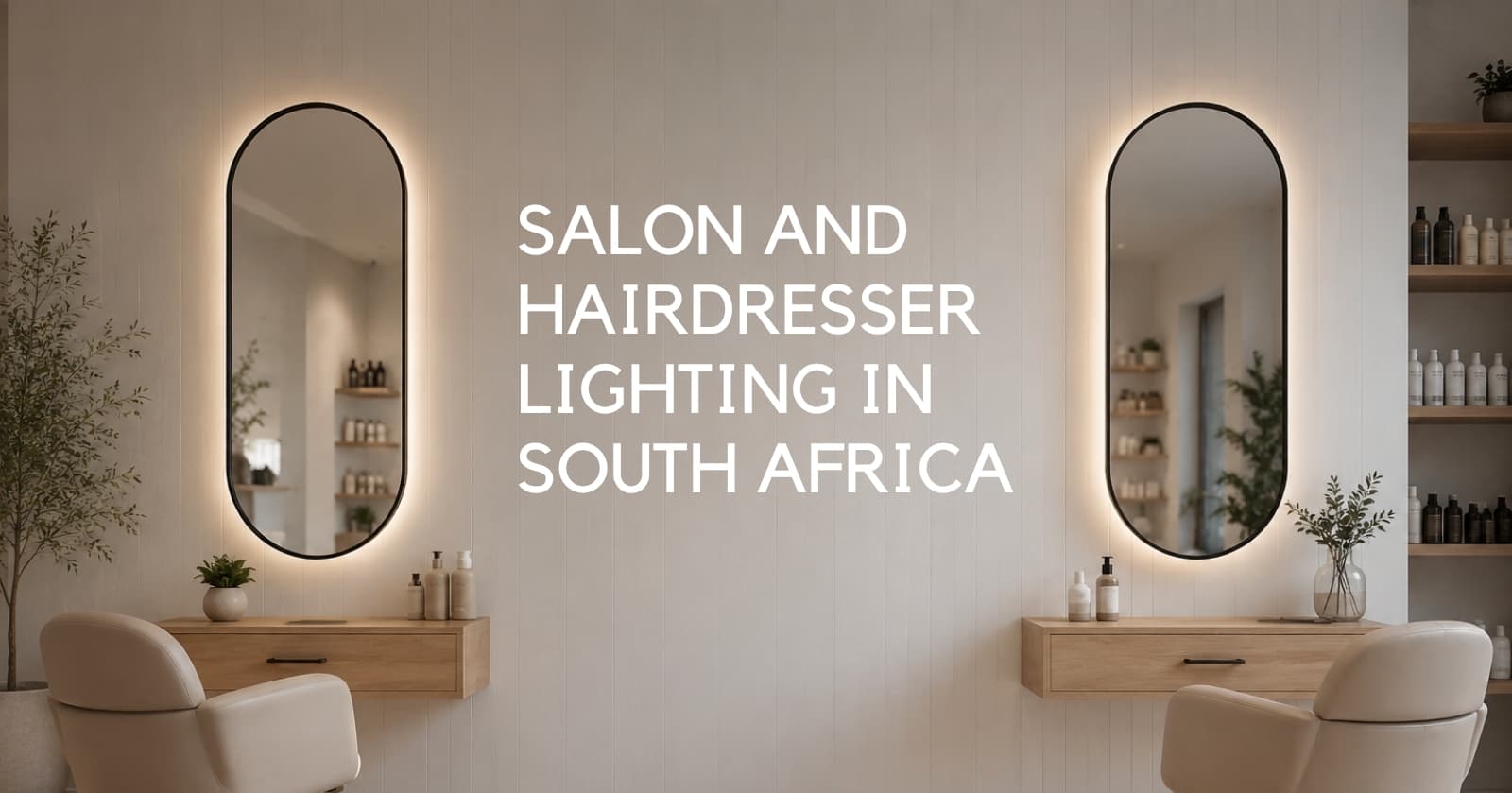 Salon and hairdresser lighting: why colour-accurate light makes or breaks your results - Lighting.co.za