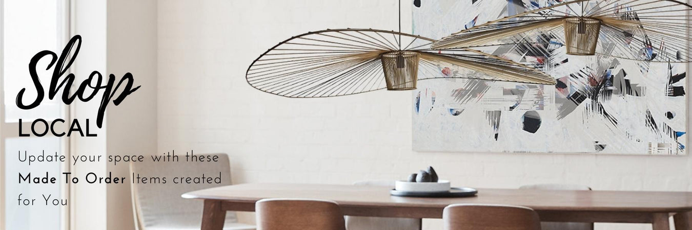 Handcrafted made-to-order lighting and decor pieces from South African factories and artisans