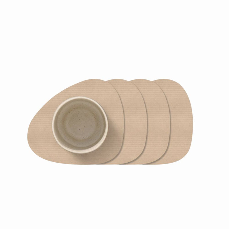 LIND DNA Corduroy Leather Coaster Curve - Lighting.co.za