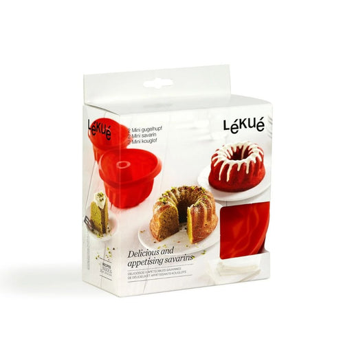 Lekue Set of 2 Mini Savarin Moulds 15cm - Cake Pans - Lighting.co.za