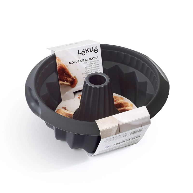 Lekue Deep Savarin Cake Mould 22cm Red or Black