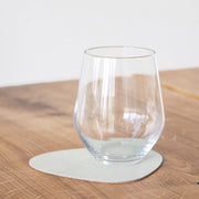 LIND DNA Nupo Recycled Leather Curve Coaster 11 x 13 cm - Lighting.co.za