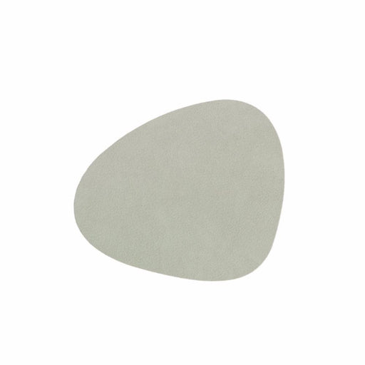 LIND DNA Nupo Recycled Leather Curve Coaster 11 x 13 cm - Lighting.co.za