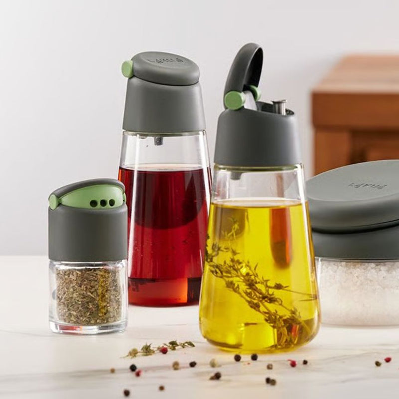 Lekue Set of 4 Spice Shakers Grey
