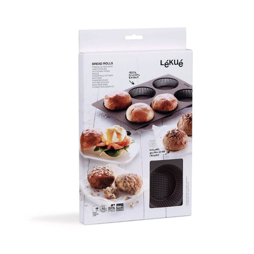 Lekue Roll Bread Silicone Mould 6 Hole - Bread Pans - Lighting.co.za