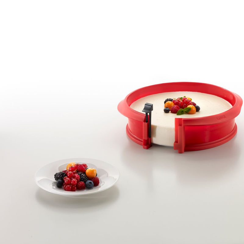 Lekue Springform Cake Mould 23cm with Ceramic Plate