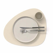 LIND DNA Corduroy Leather Table Mat Curved Large - Lighting.co.za