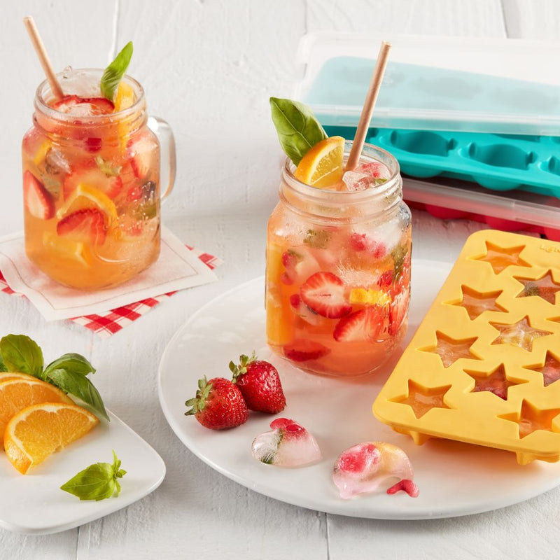 Lekue Shell Ice Cube Tray with Lid