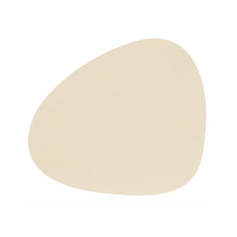 LIND DNA Corduroy Leather Table Mat Curved Large - Lighting.co.za