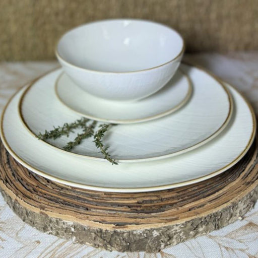 Nova Craft Nova Stitch Braun Rice Bowl 16cm set of 6 - Bowls - Lighting.co.za