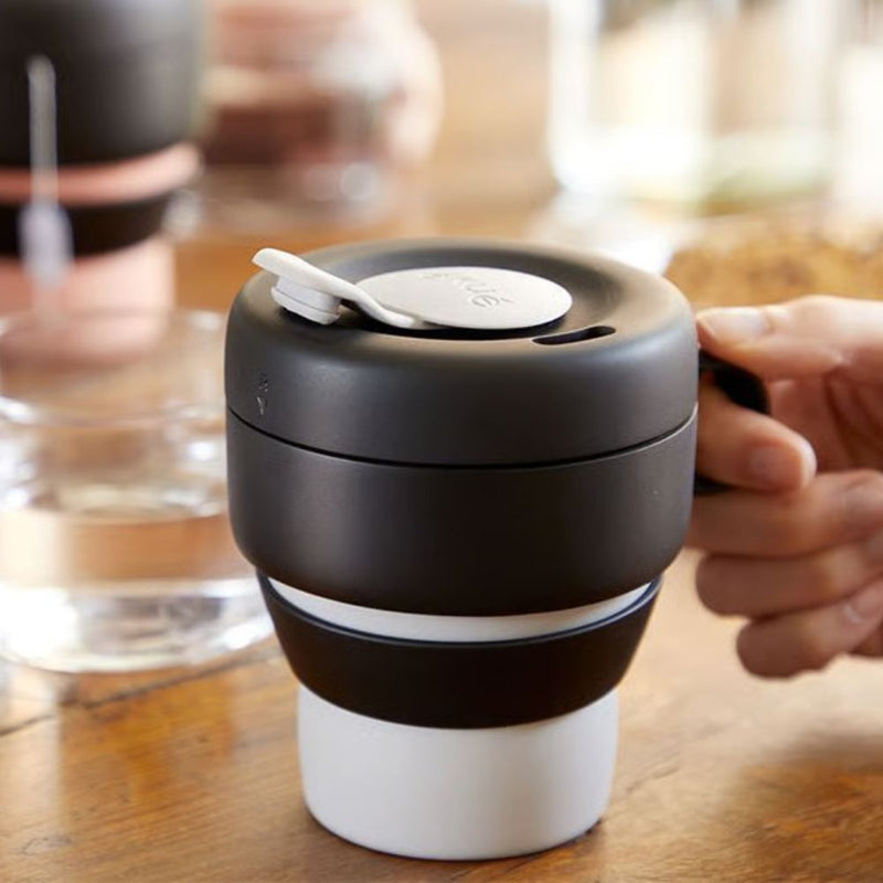 Lekue Mug To Go 350ml Grey Pink