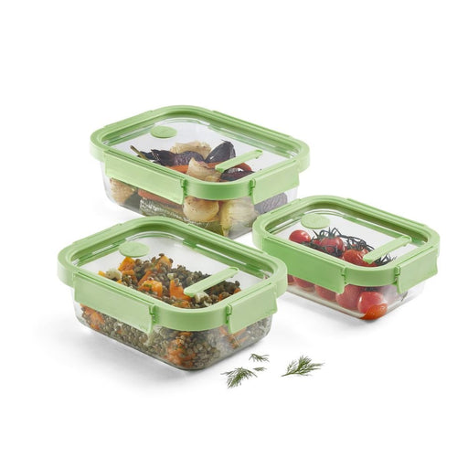 Lekue Glass Leakproof Food Storage Container Rectangular 640ml - Food Storage Containers - Lighting.co.za