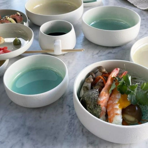 Nova Fresco Yellow Flat Bowl 16 cm Set of 6 - Bowls - Lighting.co.za