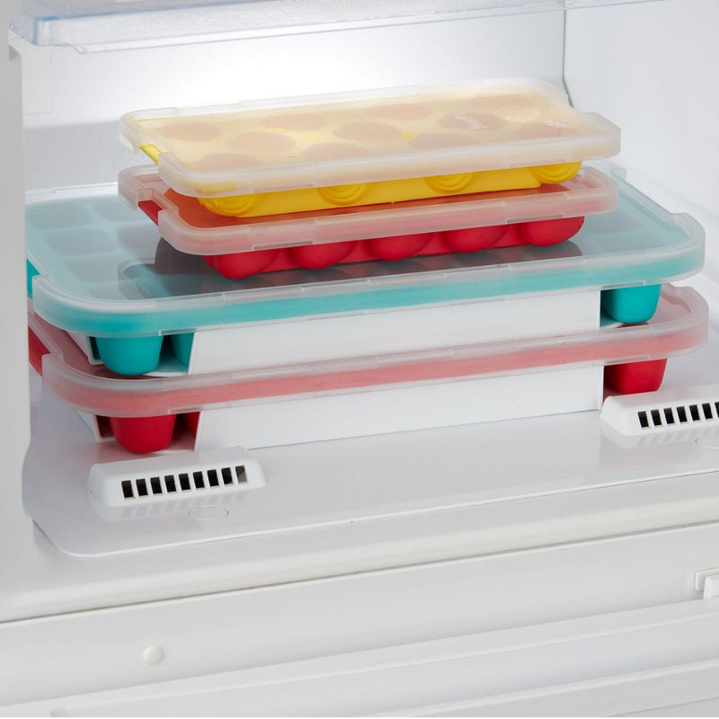 Lekue Rectangular Ice Cube Tray with Lid 14 Cube