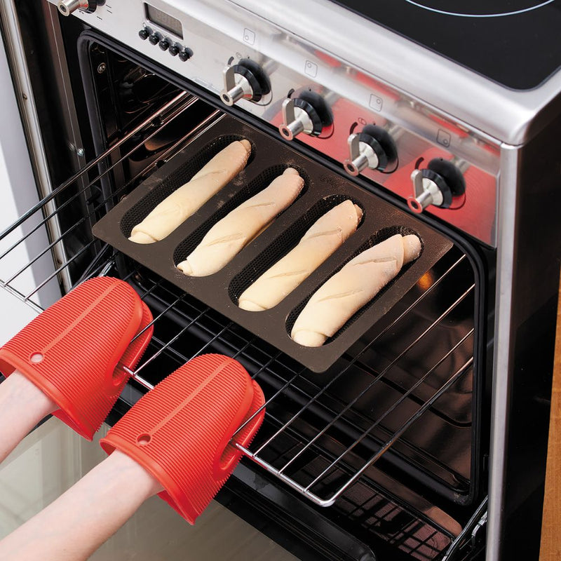 Lekue Mini Baguette Bread Baking Mould 4 Cavity