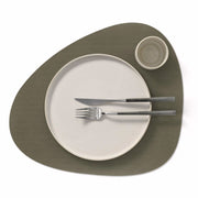 LIND DNA Corduroy Leather Table Mat Curved Large - Lighting.co.za