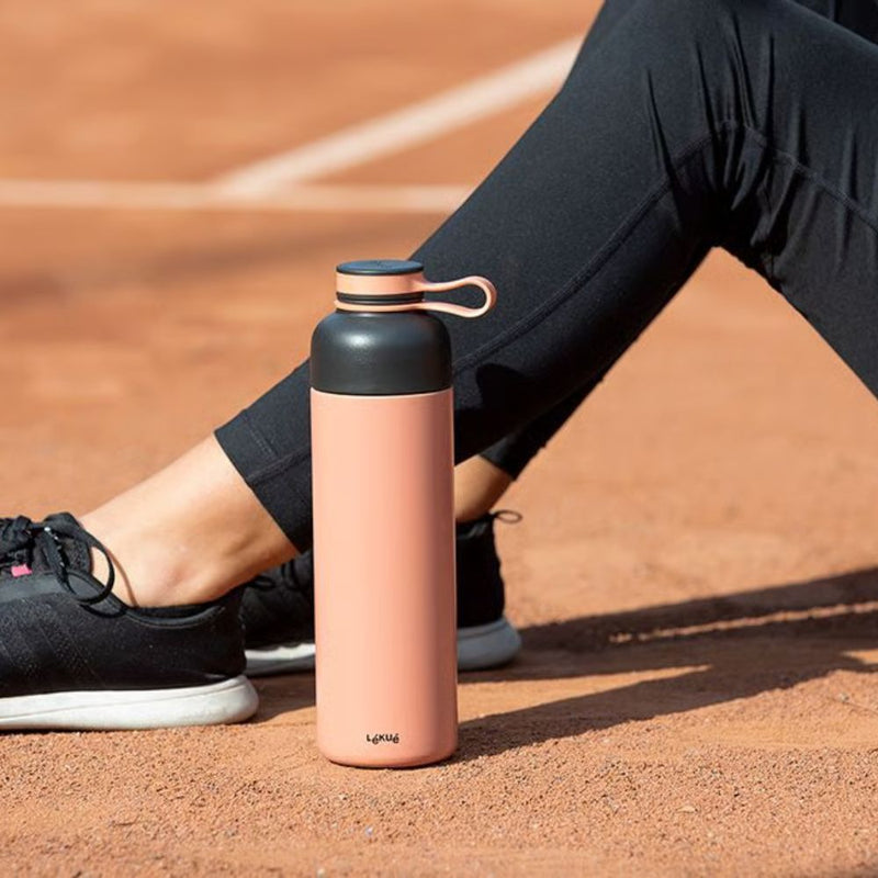 Lekue Insulated Bottle To Go Coral 500ml