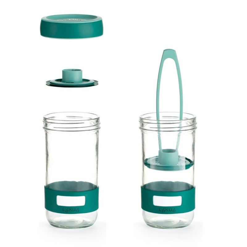 Lekue Pickles Kit 2 Glass Jars 650ml - Food Preservation Kits - Lighting.co.za